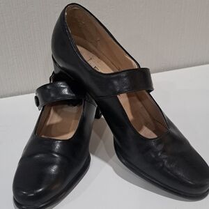 Enzo Angiolini Black Mary Jane Heels